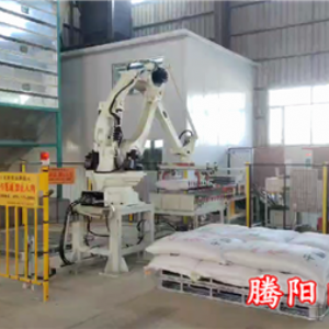 肥料智能包裝碼垛機生產線讓企業摘掉“勞動密集型”的帽子