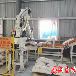 飼料原料卸車碼垛機器人省去多個人工