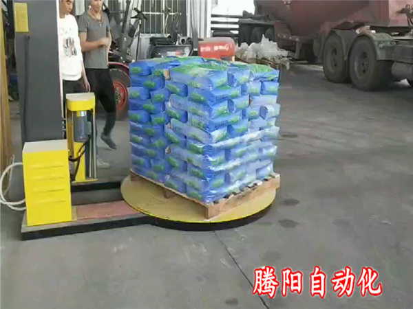 砂漿纏繞機自動纏繞膜防水防潮方便轉運