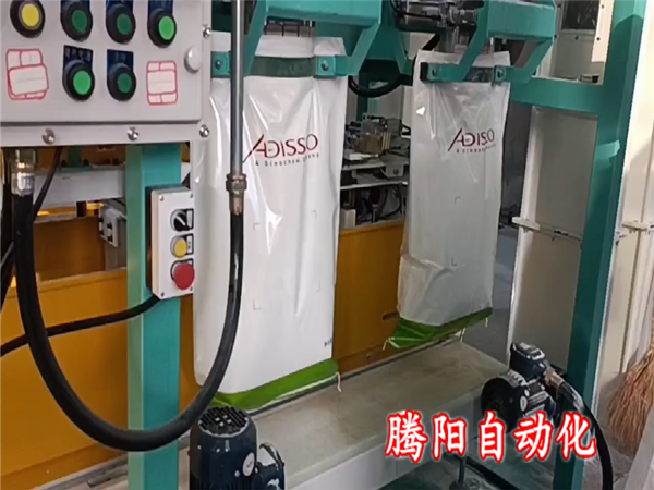 雙工位包裝秤碼垛機(jī)生產(chǎn)線減少80%人工