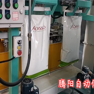 雙工位包裝秤碼垛機(jī)生產(chǎn)線減少80%人工